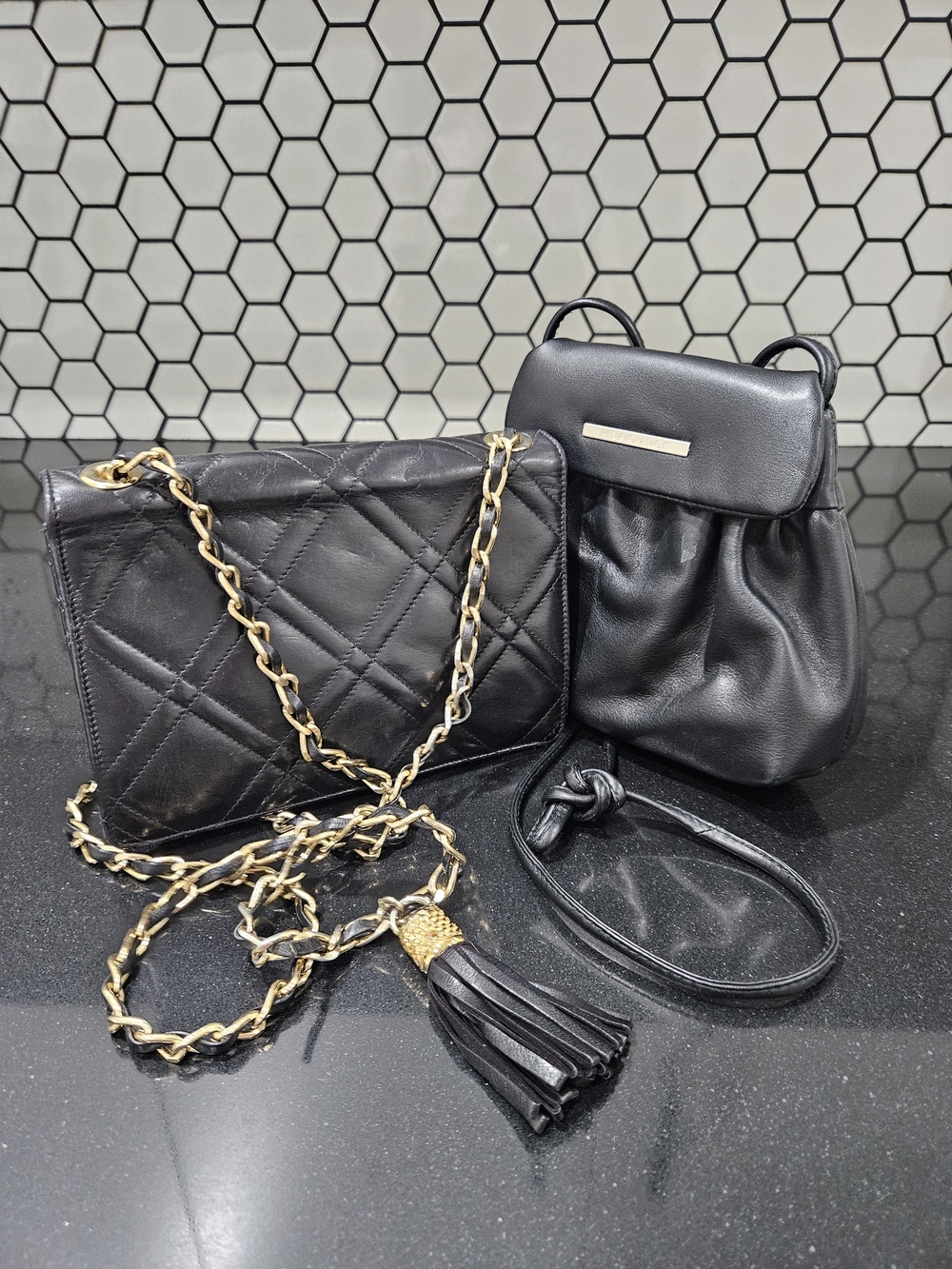 2 Black Crossbody Bags